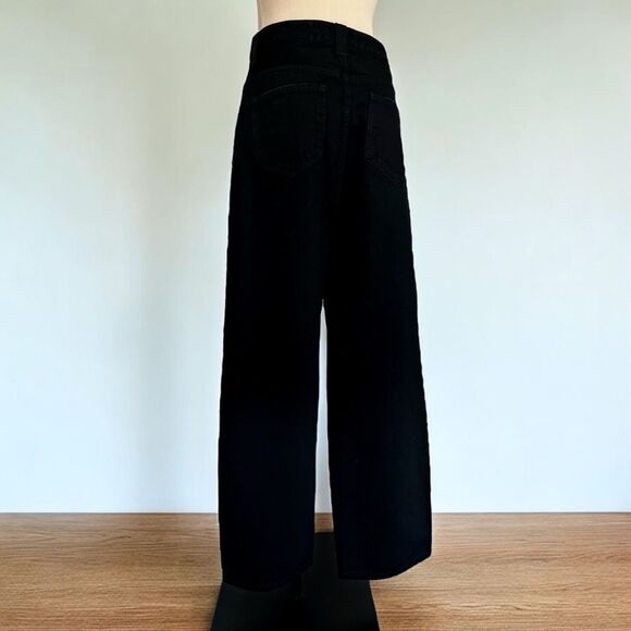 Khaite Preen Wide Leg Barrel Style Jeans Wilcox Black - Picture 7 of 8